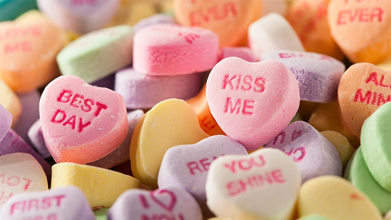 valentine candy conversation hearts