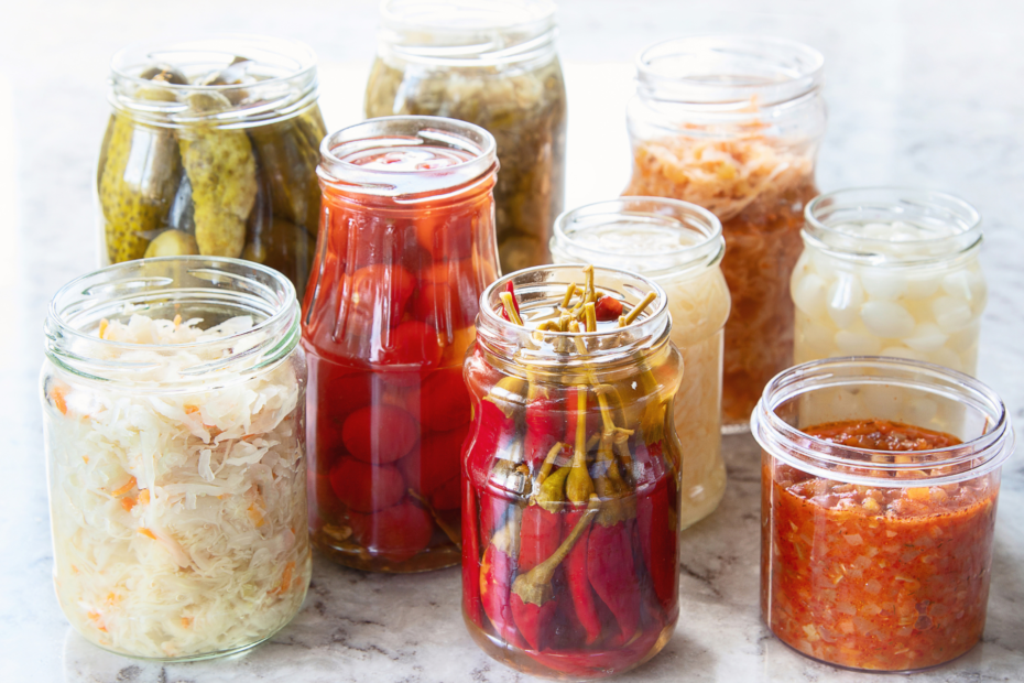 canning and pickling jars